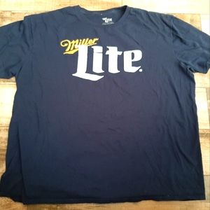Miller Light Tee Shirt 2XL EUC